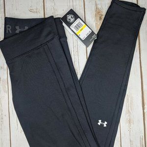 Women's Under Armour Black UA ColdGear Compression Workout Leggings Size Medium